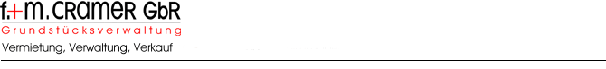 f.+m. Cramer Grundstücksverwaltung GbR